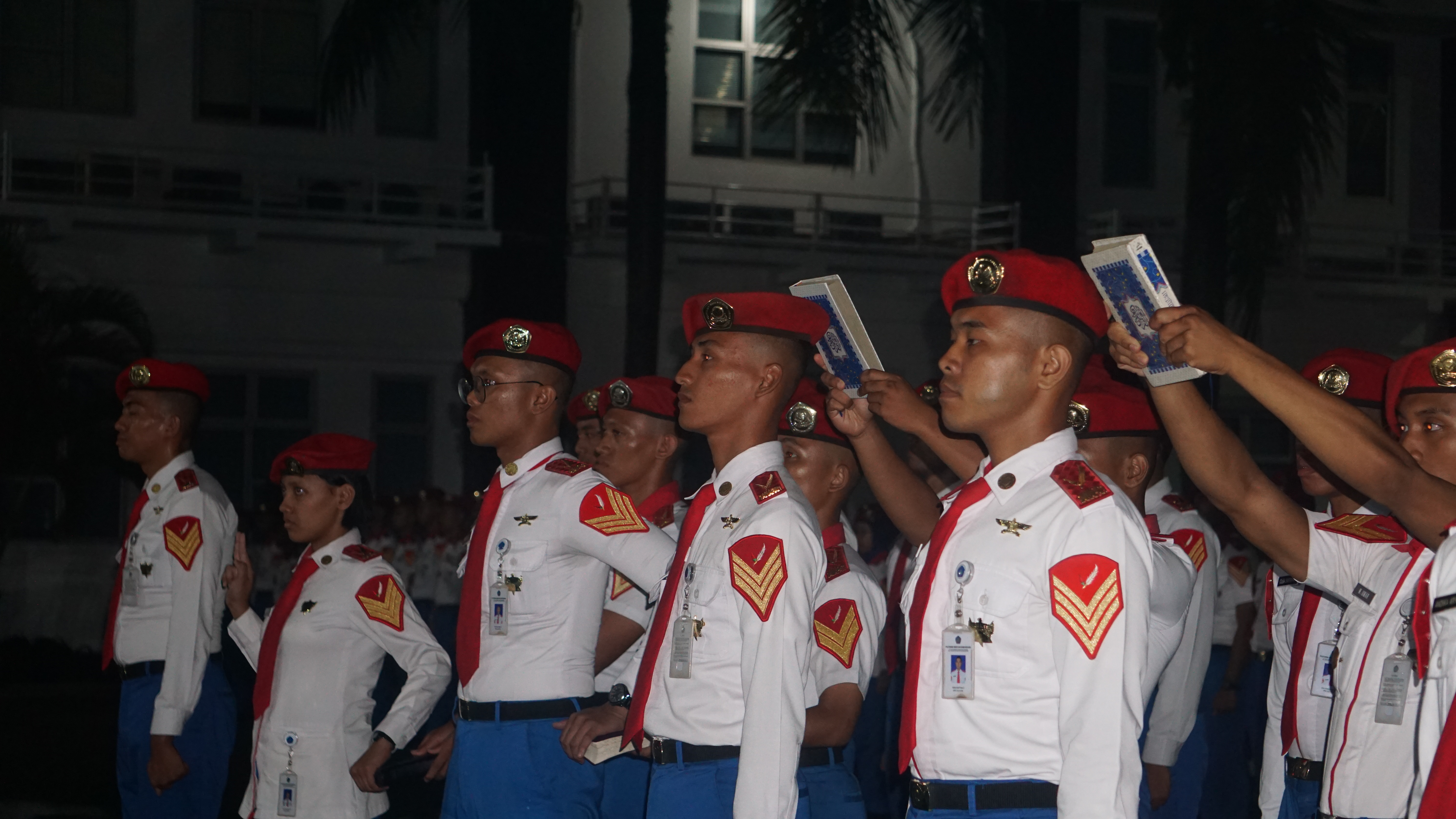 Father and daughter planting
